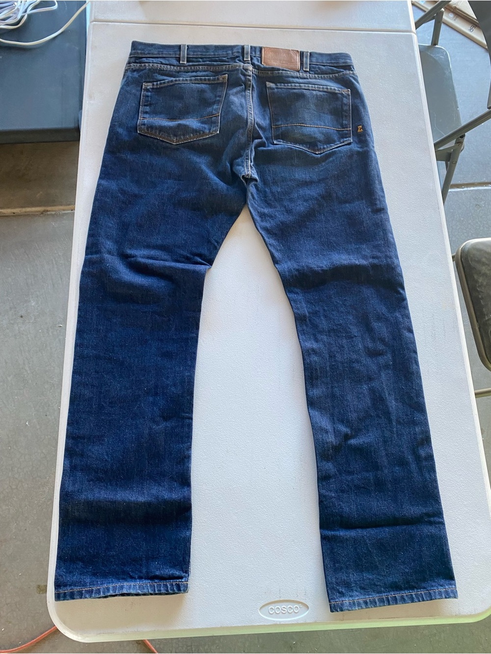 Crooks & Castles Men's Dark Blue Straight Jeans - Picture 5 of 10